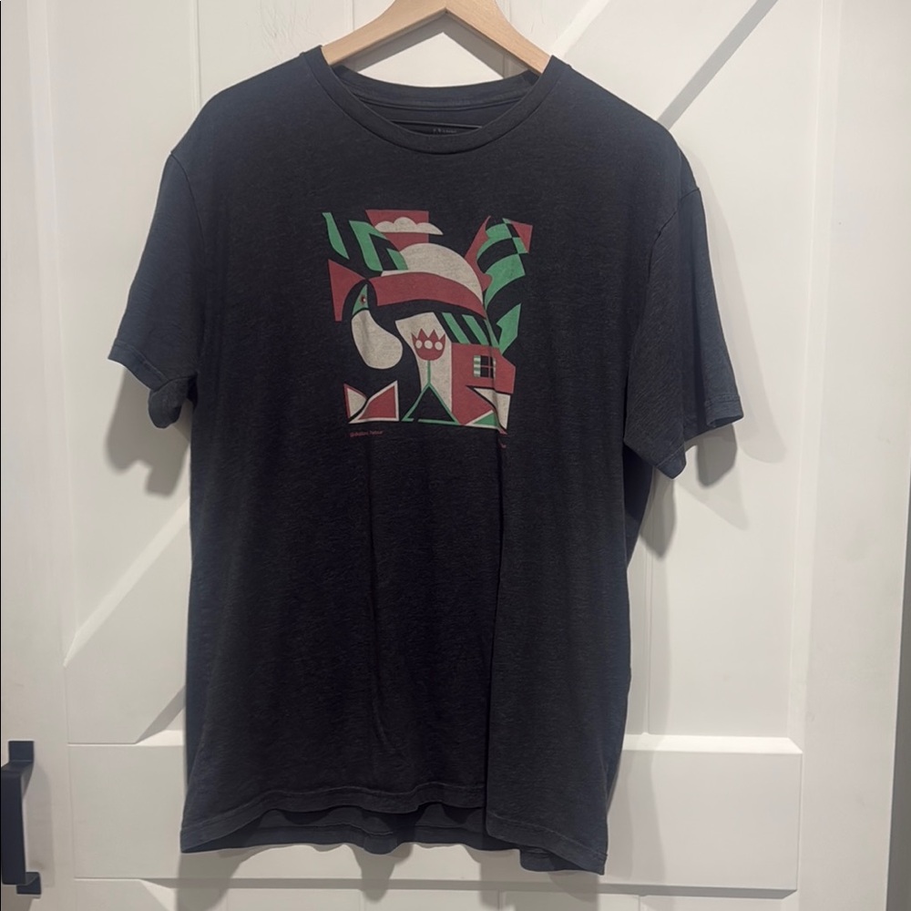 Adobe Graphic Tee in Charcoal